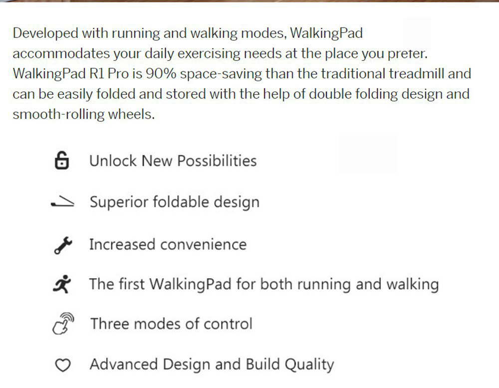 Compra Xiaomi Walking Pad R1 PRO Italia Tapis Roulant Pieghevole